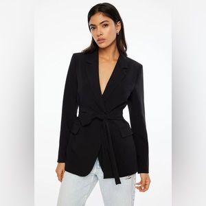 Dynamite belted blazer